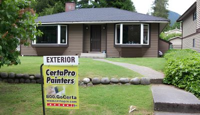 Exterior House Painting Project in West Vancouver