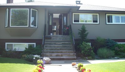 Wide Single Story Exterior in New Westminster