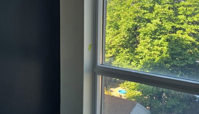 repainted condo interior