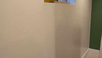 painted home interior space