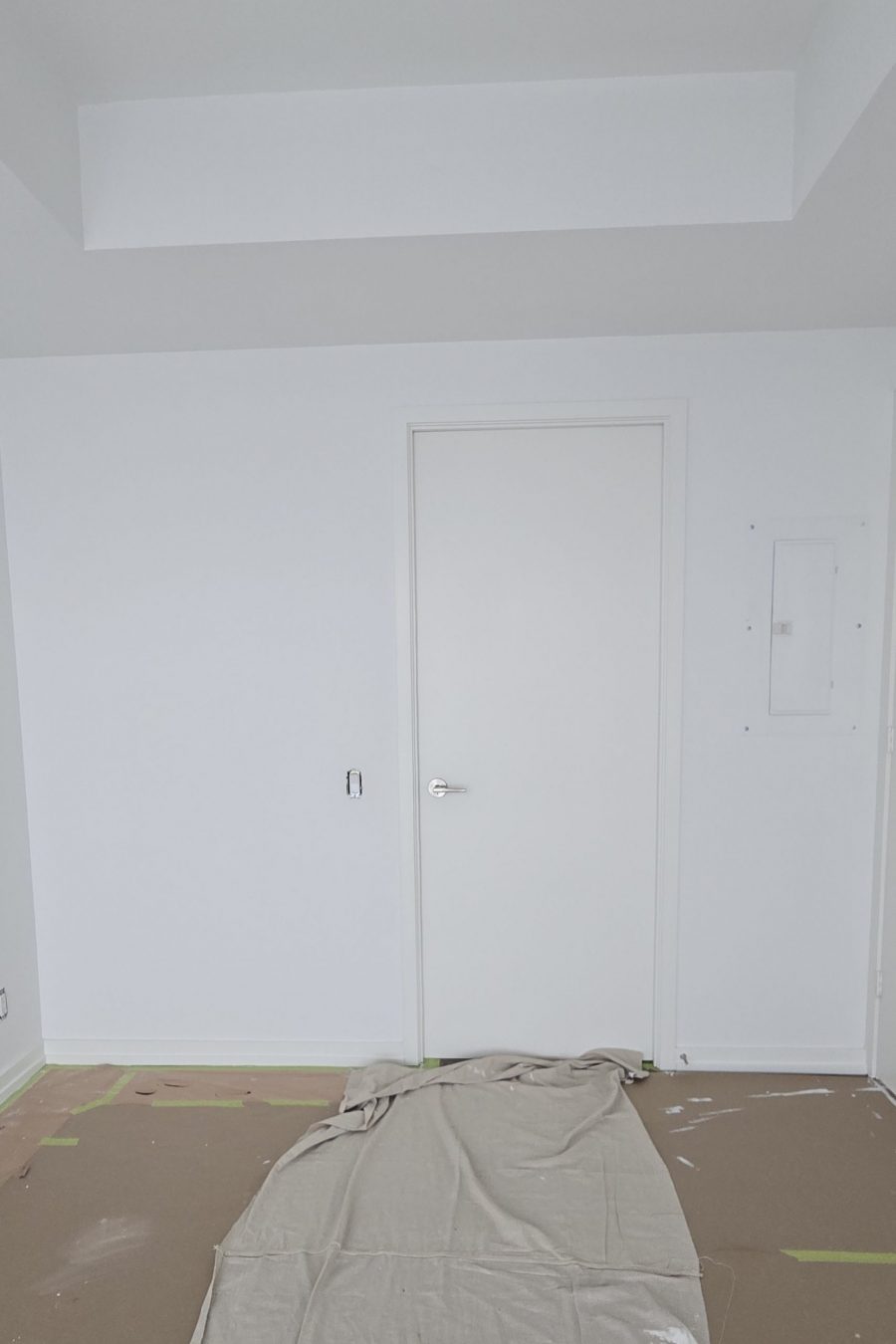 dropcloth in white room during repaint Preview Image 14