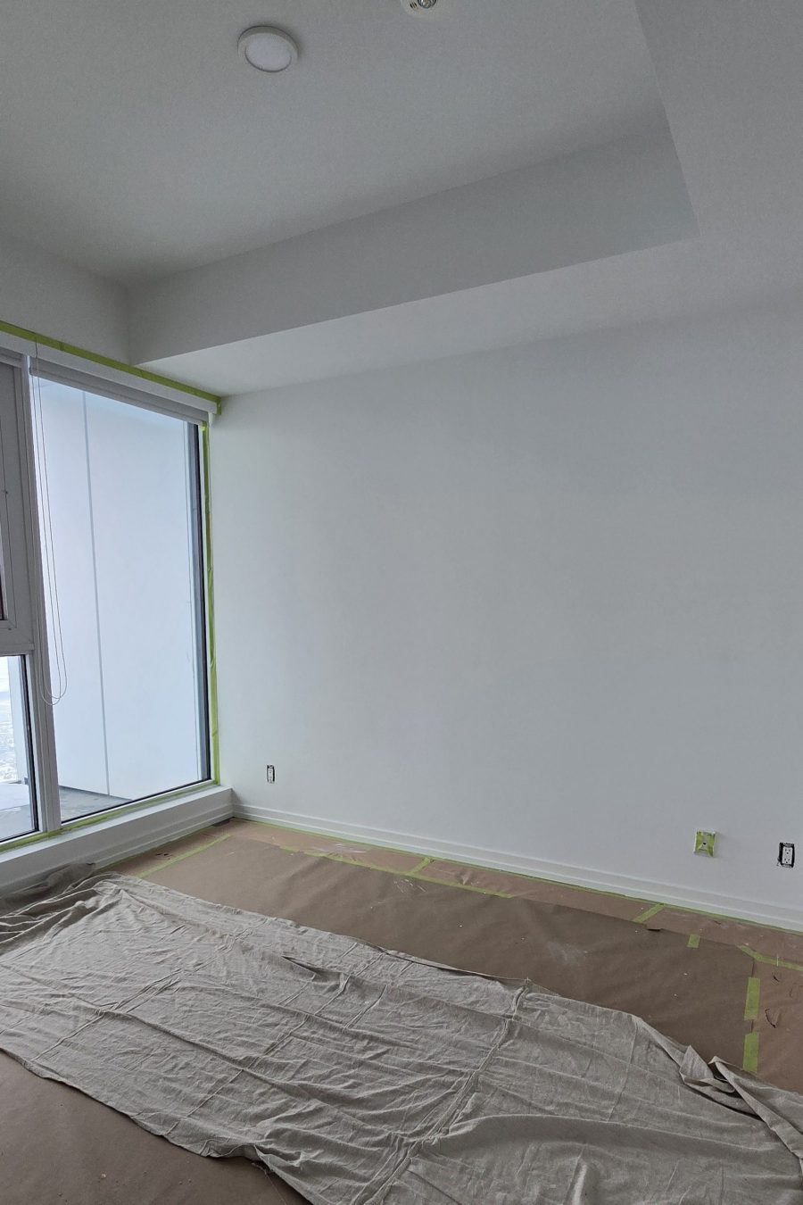 white interior wall with scuffs during repaint Preview Image 16