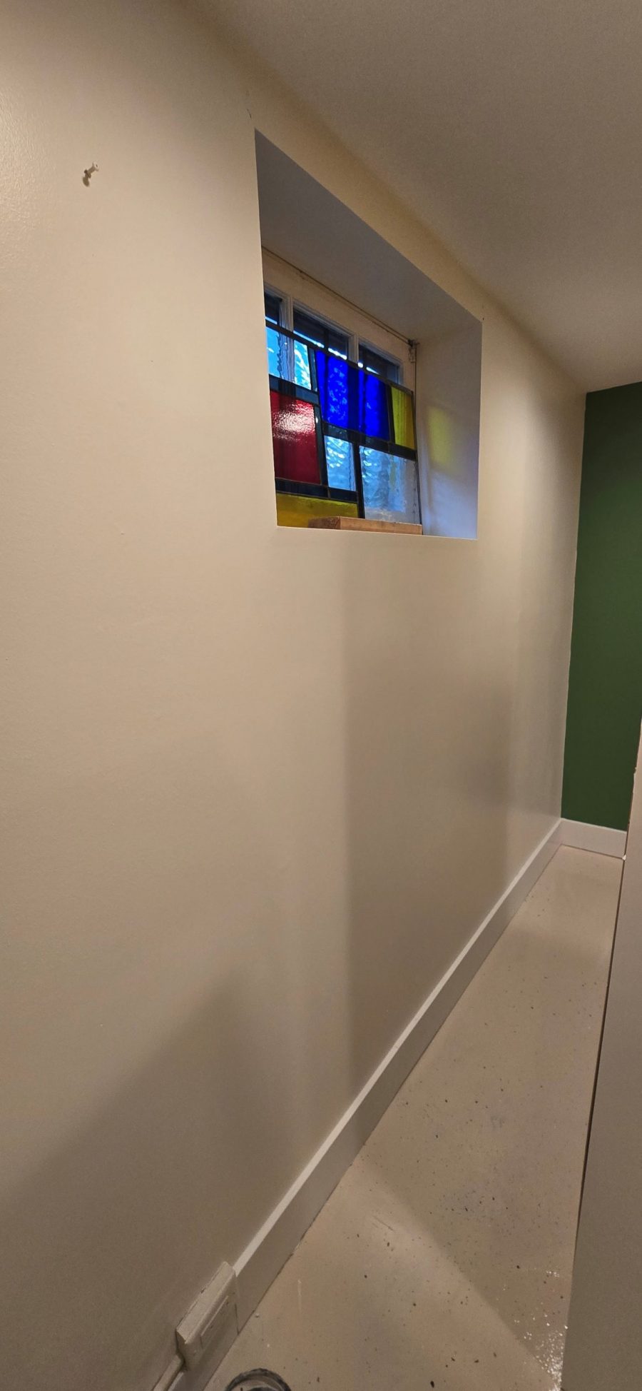 painted home interior space