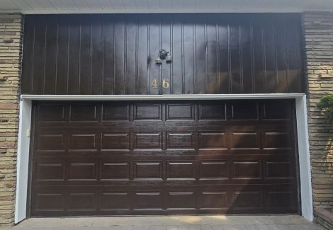 Garage Door, Siding & Soffit Painting Project