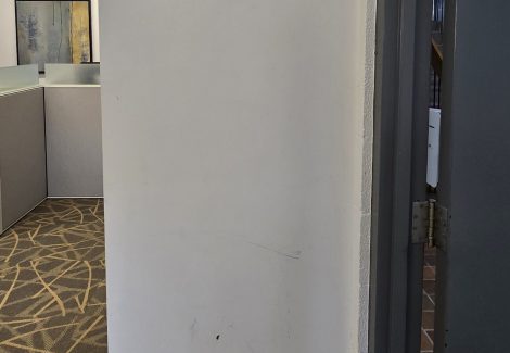 white interior wall with scuffs