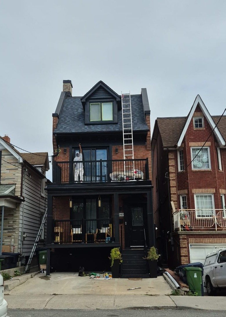 painters on deck of house during repaint Preview Image 12