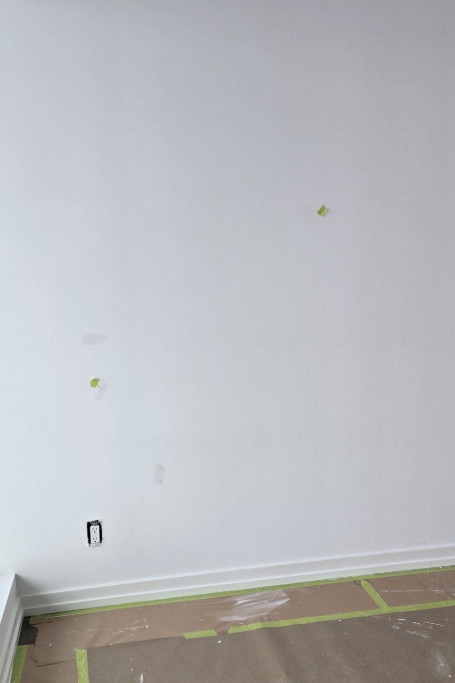 white interior wall with scuffs during repaint Preview Image 17