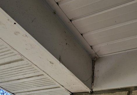 soffits before repaint