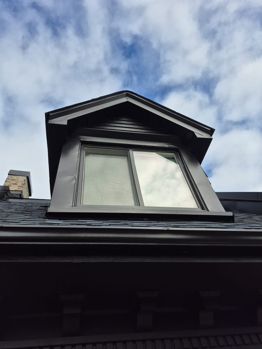 home exterior fascia and trim painted black Preview Image 1
