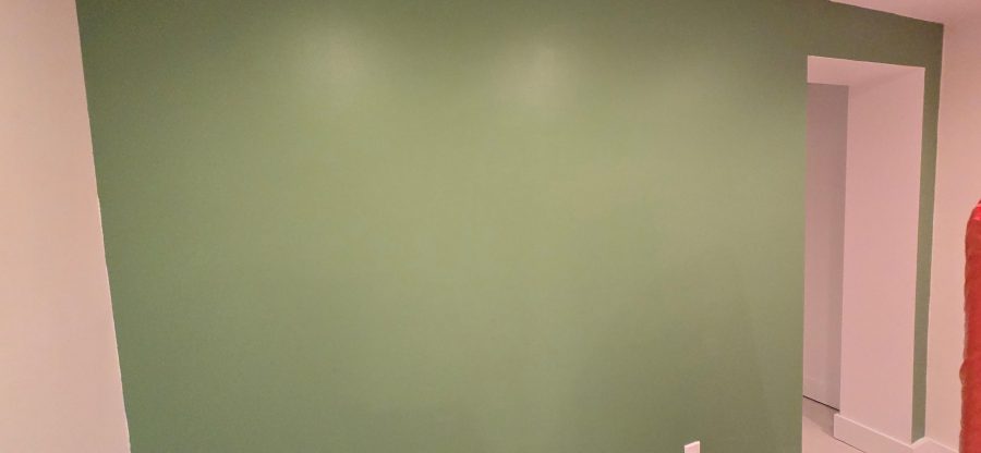green painted interior wall Preview Image 6