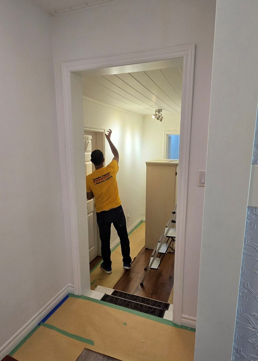 painter working on home interior walls Preview Image 12