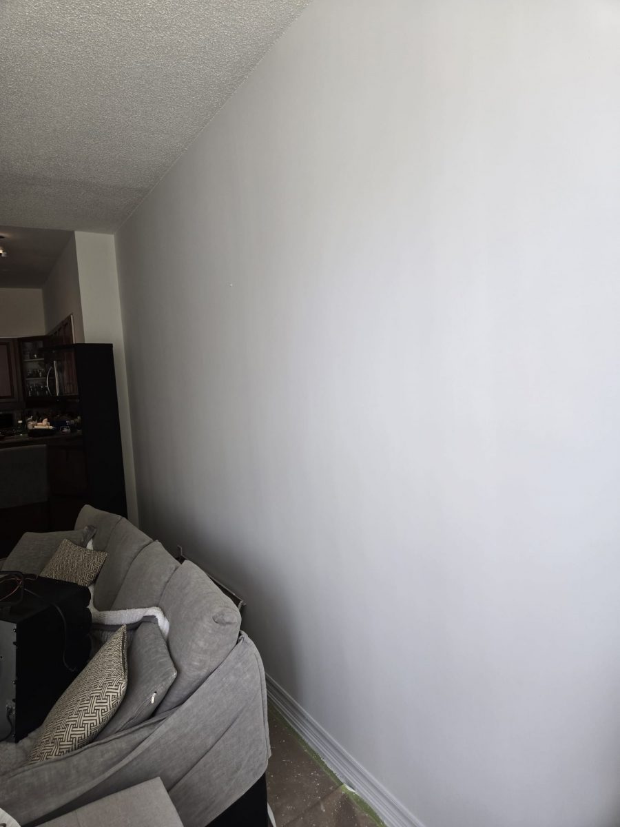home interior wall after white repaint Preview Image 4