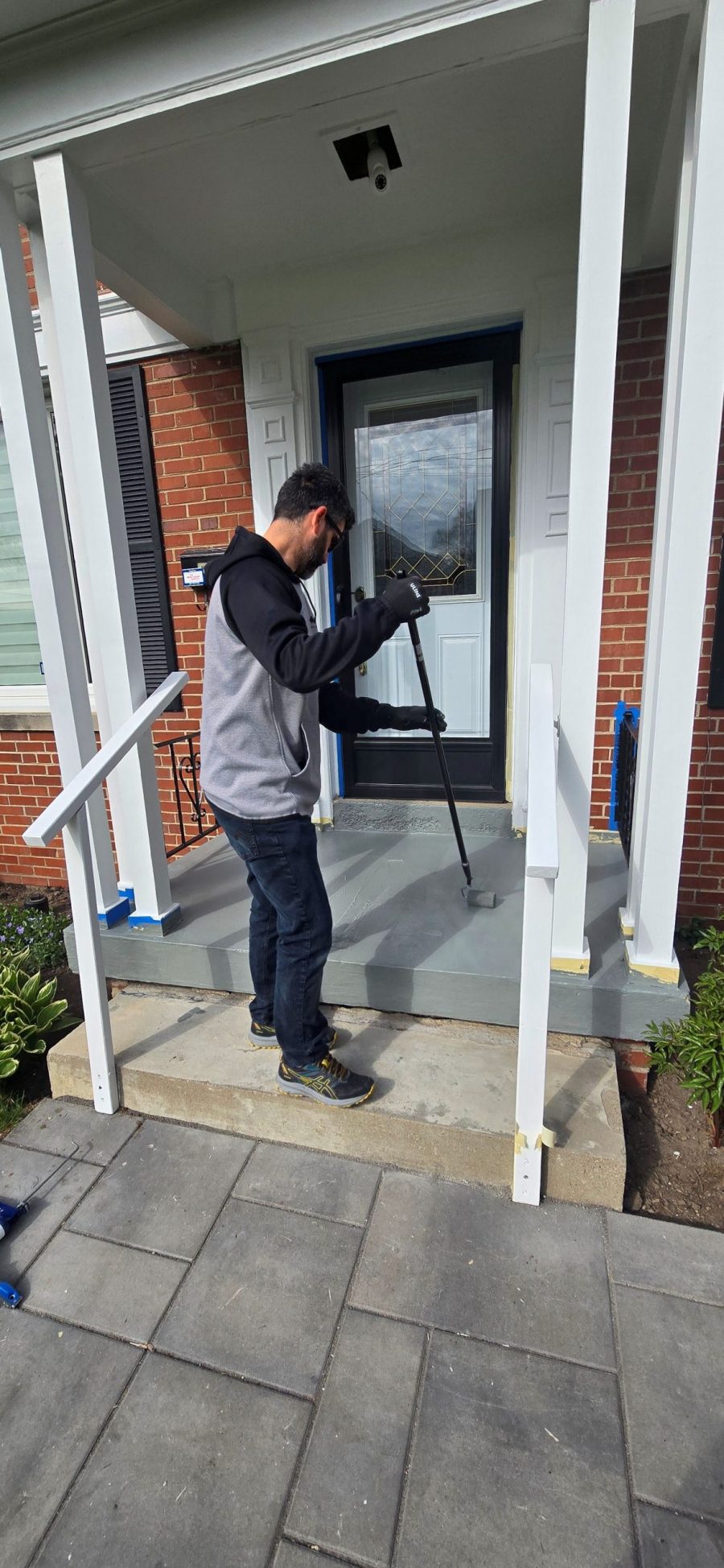 painter working on home entryway Preview Image 4