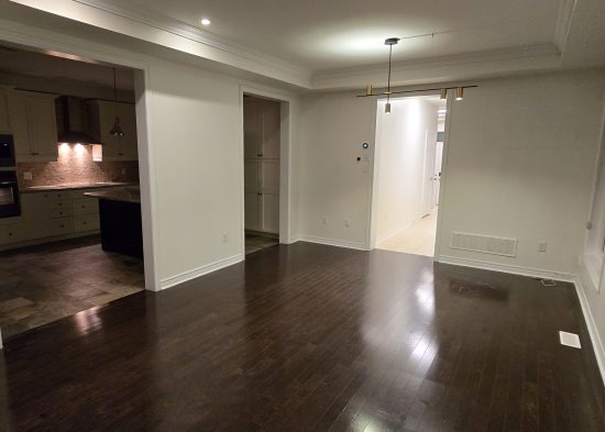 empty home interior room after repaint