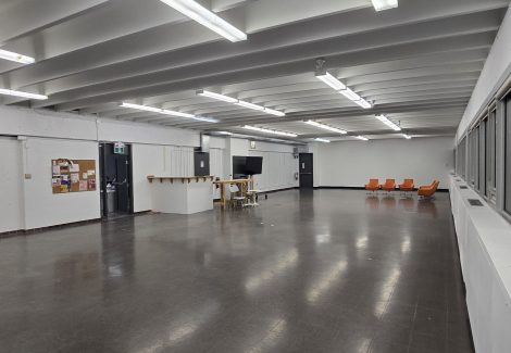 commercial interior space after repaint