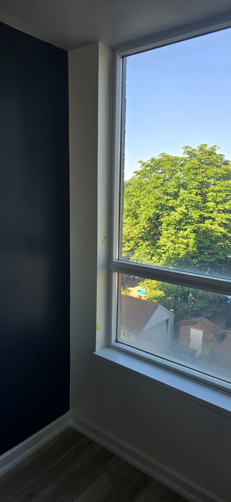 repainted condo interior