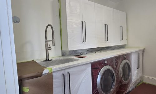 Laundry Area In Progress