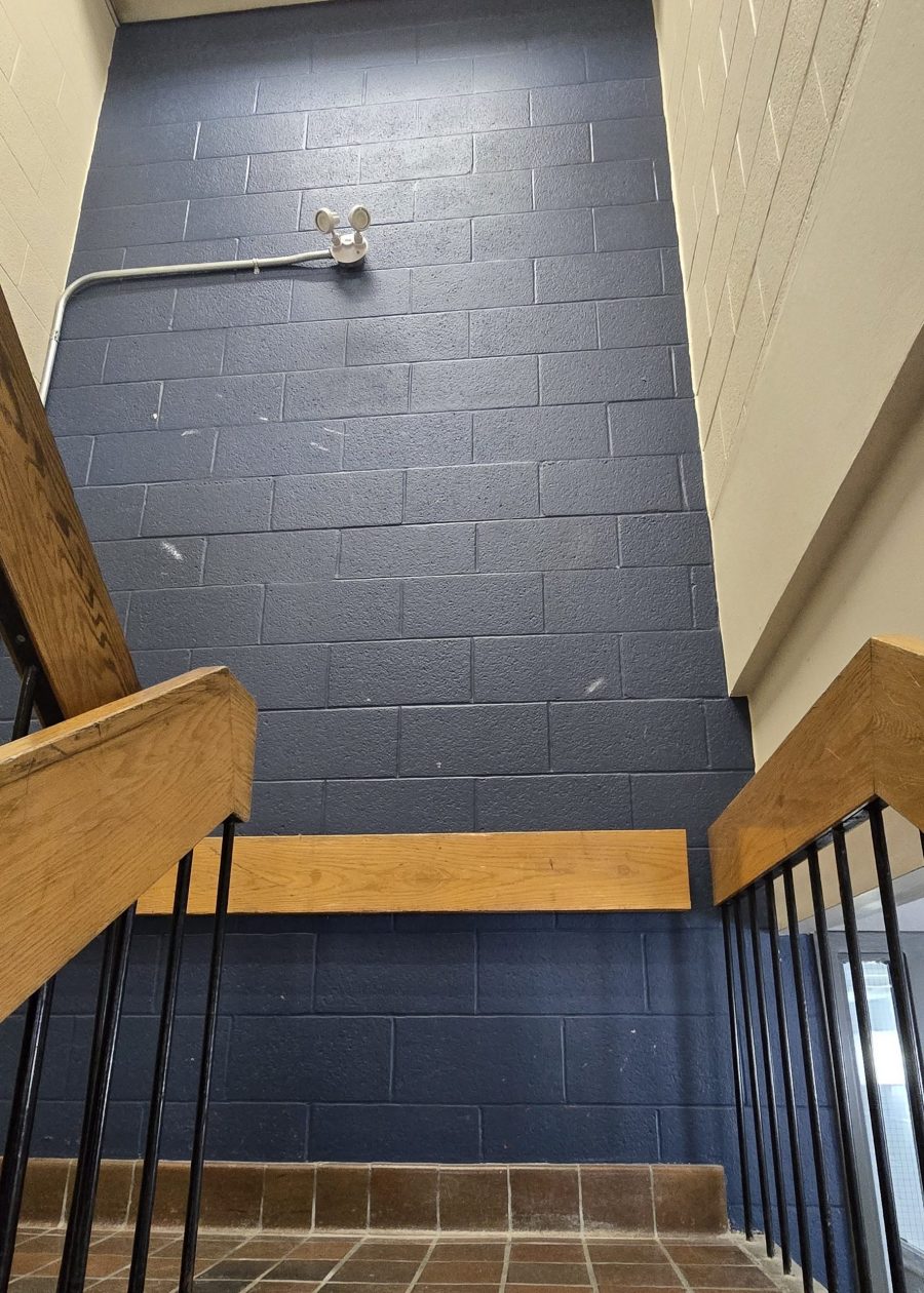 commercial stairwell with dark blue wall Preview Image 7