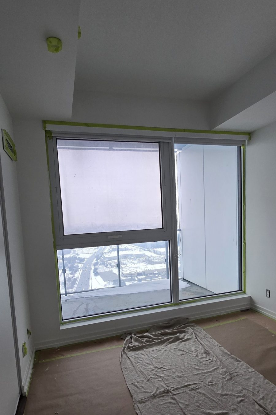 dropcloth in white room during repaint Preview Image 12