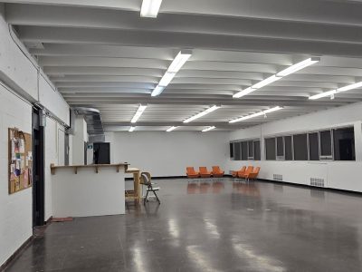 commercial interior space after repaint