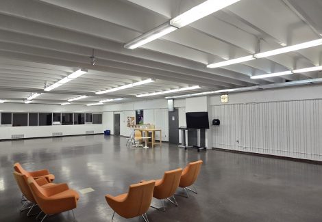 commercial interior space after repaint