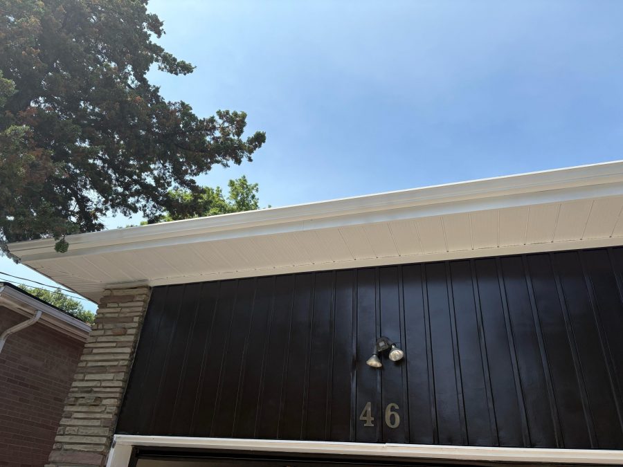 brown painted garage door and siding Preview Image 2
