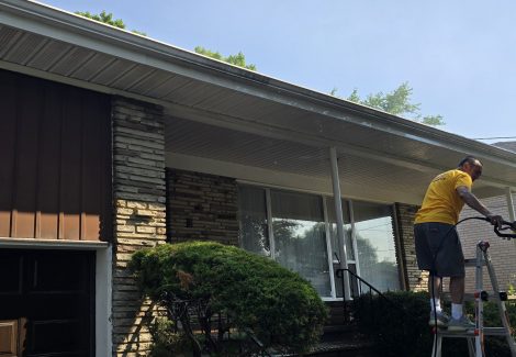 soffits before repaint