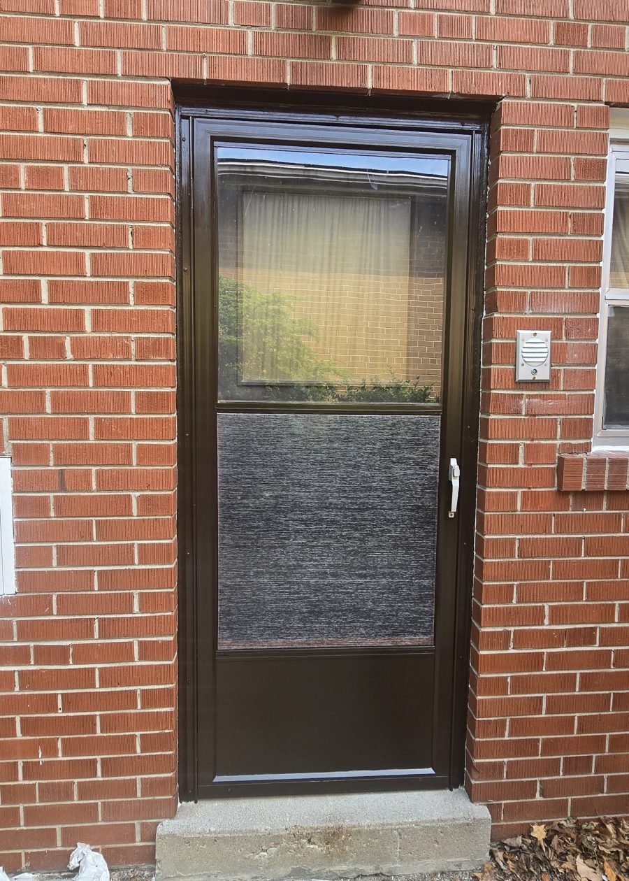 brown painted exterior door Preview Image 2