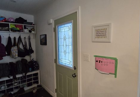 home interior before paint refresh