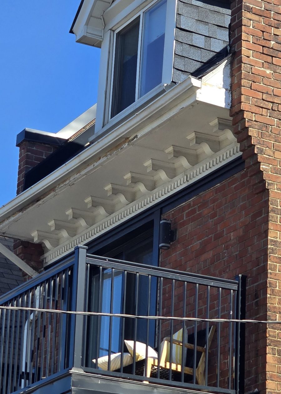 damaged white soffits on house exterior Preview Image 7