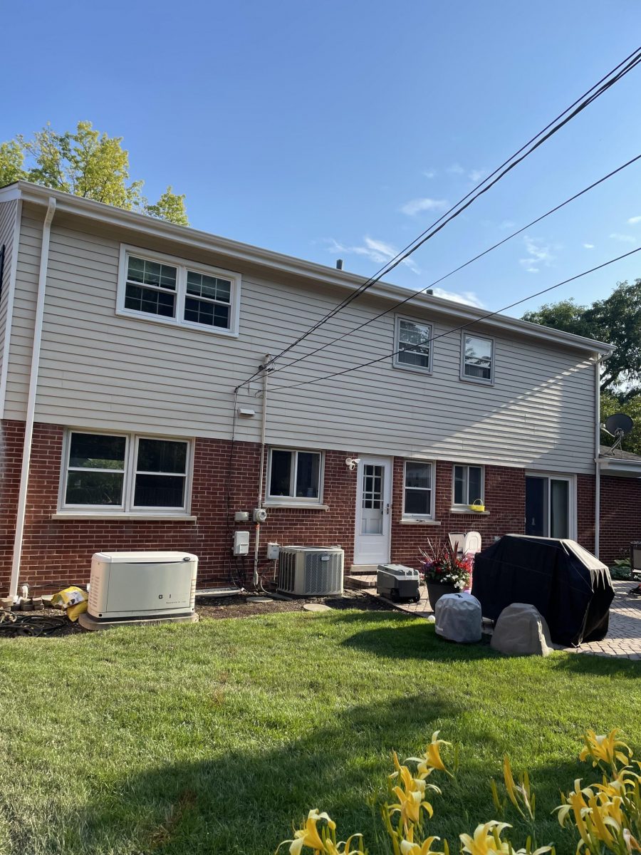 after exterior painting of brick and siding home in glenview, il Preview Image 6