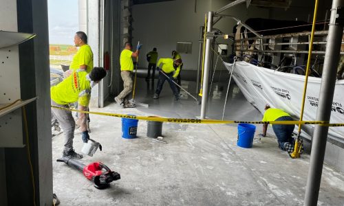 Commercial Flooring Project at Dairy Farm