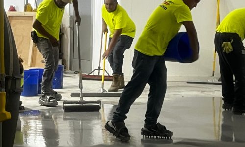 Commercial Flooring Project at Dairy Farm