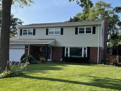 brick and siding exterior in glenview