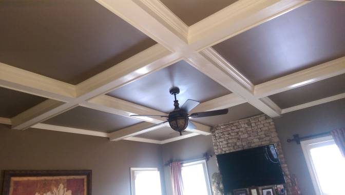 Completed Ceiling Painting Project in Cumming