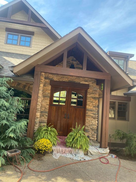 Cedar Siding and Wood Stain