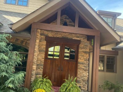Cedar Siding and Wood Stain