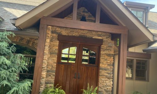 Cedar Siding and Wood Stain