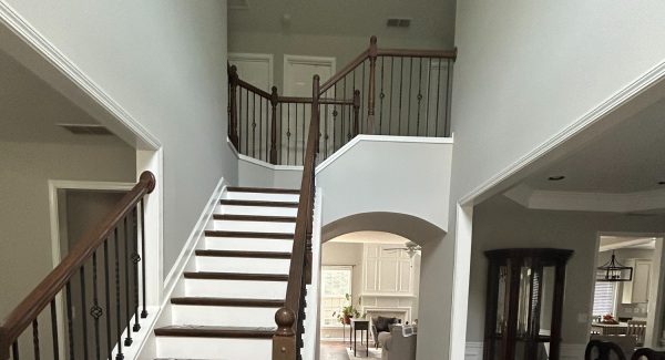 Northeast Georgia Interior Stairwell repaint after photo