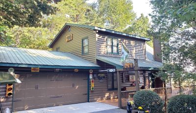 Cabin Wood Exterior Painting