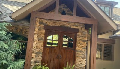 Cedar Siding and Wood Stain