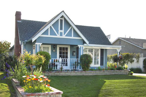 blue exterior paint color