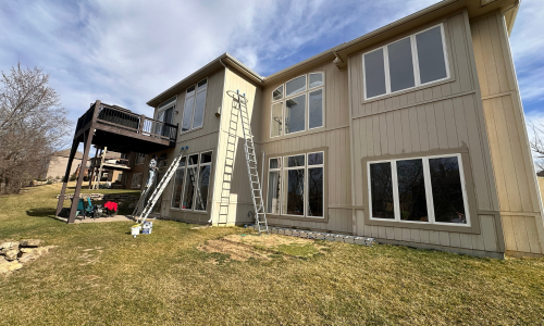 Exterior Painting Project Case Study Before Photo