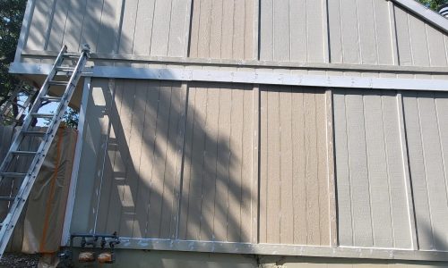 Townhome repair before photo