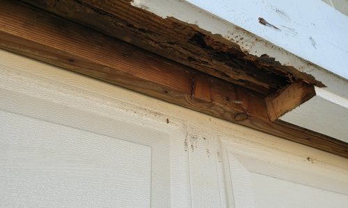 Townhome repair before photo