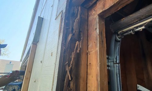 Townhome repair before photo