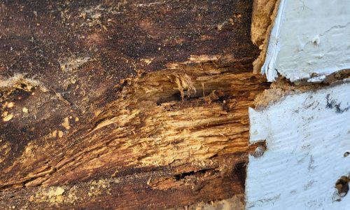 Townhome repair before photo