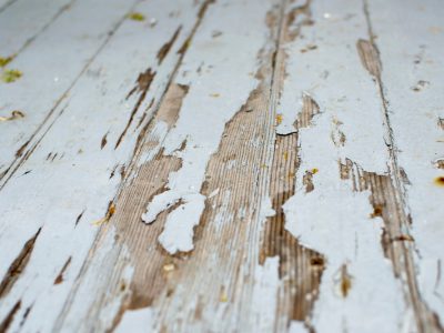 deck painting scrape lose paint