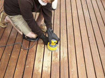 Deck sanding service