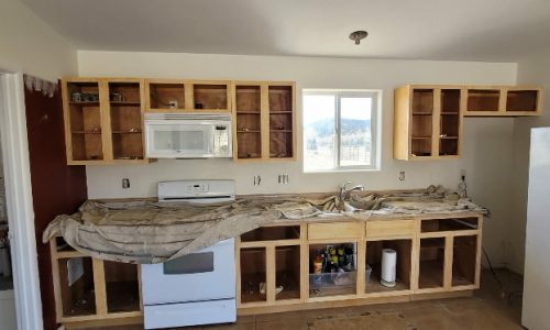 Sanding All Cabinets' Body